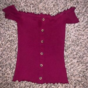 Off the shoulder top